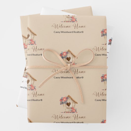 Welkom Thuisgebruiker - Gefeliciteerd Inpakpapier Vel (In situ)