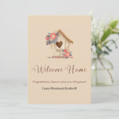 Welkom Thuisgebruiker - Gefeliciteerd Kaart (Staand voorkant)