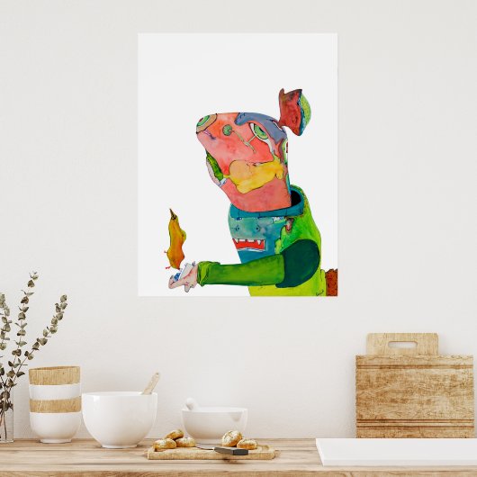 Welkom thuishoningbundel poster (Keuken)