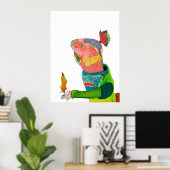 Welkom thuishoningbundel poster (Thuiskantoor)