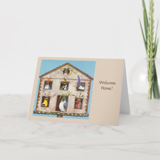 Welkom thuiskaart kaart (Voorkant)