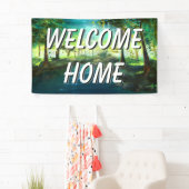 Welkom thuislandschapswaterbanner spandoek (Insitu)