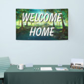 Welkom thuislandschapswaterbanner spandoek (Beurs)