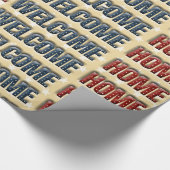 Welkom thuisleger cadeaupapier (Hoek)