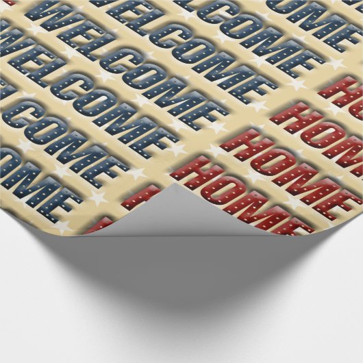 Welkom thuisleger cadeaupapier (Hoek)