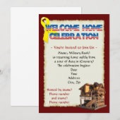 Welkom thuisleger kaart (Voorkant / Achterkant)