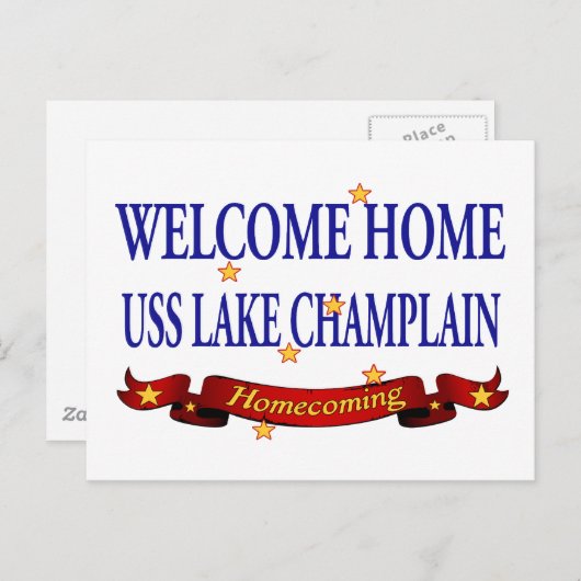 Welkom thuismeer ChamPlavlam Briefkaart (Voorkant / Achterkant)