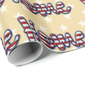 Welkom thuismilitair * kies achtergrondkleur cadeaupapier (Rol Hoek)