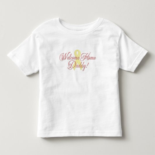 Welkom thuispap lint kinder shirts (Voorkant)