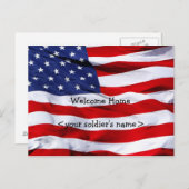 Welkom thuispartij Briefkaart (Voorkant / Achterkant)