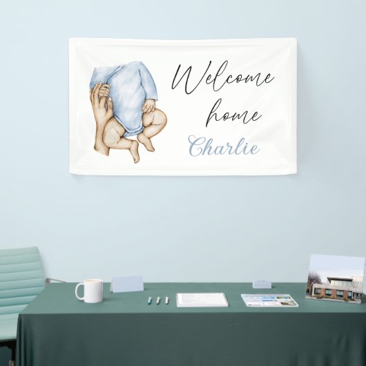 Welkom thuispasgeboren baby banner (Beurs)