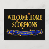 Welkom thuisscoreborden briefkaart (Voorkant)
