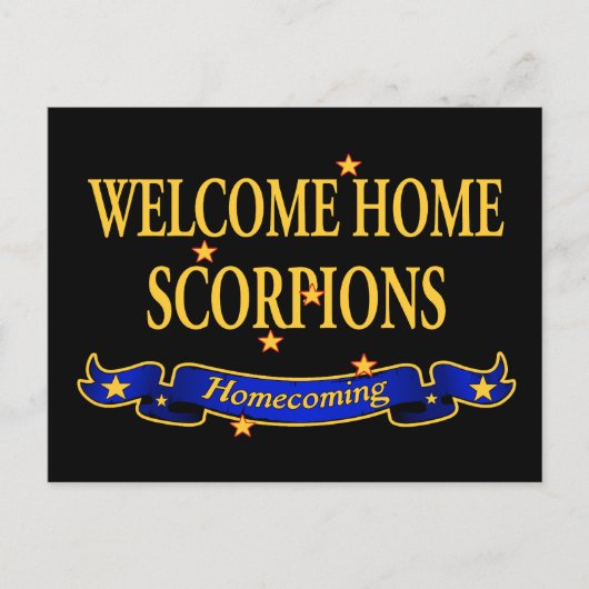 Welkom thuisscoreborden briefkaart (Voorkant)