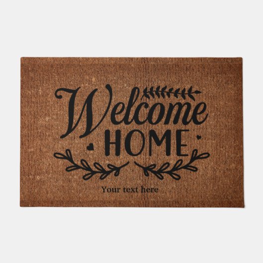 Welkom thuisslaapkamer deurmat (Voorkant)