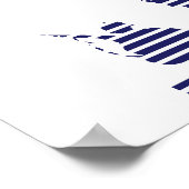 Welkom thuissoldaten 4 juli BBQ vliegende adelaars Poster (Hoek)