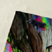 Welkom thuisstrand champignons en feeën zijn strandlaken (In situ)