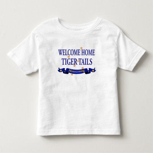 Welkom thuistijgers kinder shirts (Voorkant)