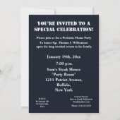 Welkom thuistroepen/Nodig!-U.S. vlag Kaart (Achterkant)