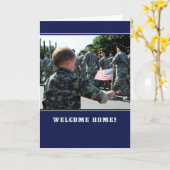 Welkom Thuistroepen! Wenskaart Kaart (Gele Bloem)