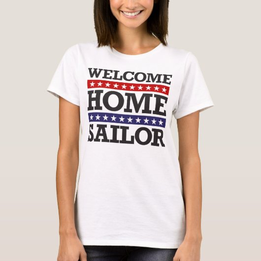 Welkom thuisverkoper t-shirt (Voorkant)