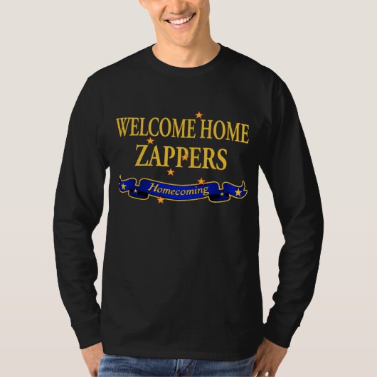 Welkom thuiszappers t-shirt (Voorkant)