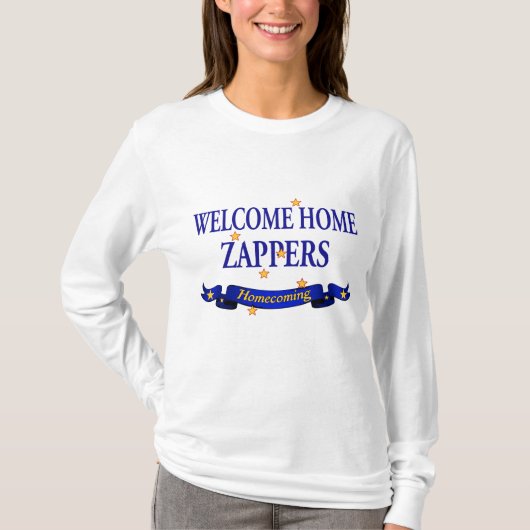 Welkom thuiszappers t-shirt (Voorkant)