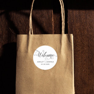 Welkom ticker-Labels voor Welkomstpakketten voor g Ronde Sticker