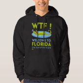 "WELKOM TO FLORIDA" grappig Hoodie (Voorkant)