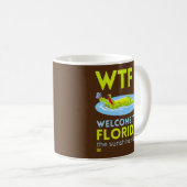 "WELKOM TO FLORIDA" grappig     Koffiemok (Voorkant rechts)