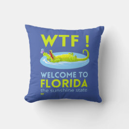 "WELKOM TO FLORIDA" grappig Kussen