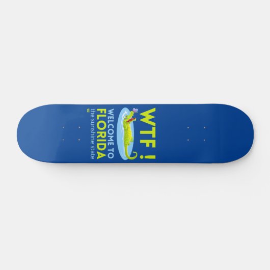 "WELKOM TO FLORIDA" grappig Persoonlijk Skateboard (Horizontaal)