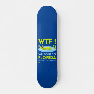 "WELKOM TO FLORIDA" grappig Persoonlijk Skateboard