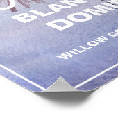 Welkom Tropical Sunset Weddenschap Poster (Hoek)