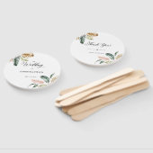 Welkom Tropische Leaves Summer Weduwen Handwaaier (Niet-gemonteerd)