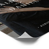Welkom trouwbare affiche met foto poster (Hoek)