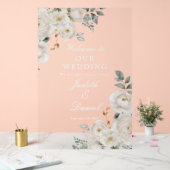 Welkom trouwbord acryl bord (Huwelijk)