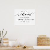 Welkom trouwbord poster (Keuken)