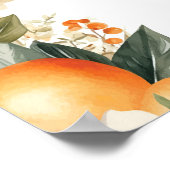 Welkom Trouwen Poster Teken Citrus Sinaasappels Bl (Hoek)