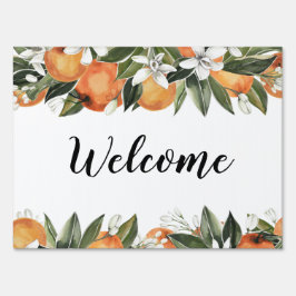 Welkom Tuinbord Citrus Bruidsmeisje Borrel Baby Bo