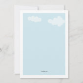 Welkom tweeling ontmoeten en begroeten uitnodiging (Achterkant)