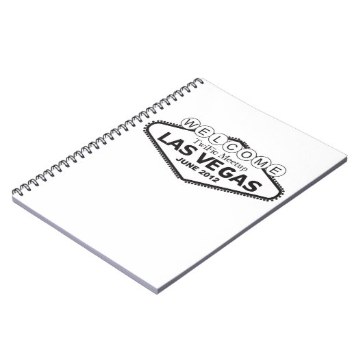 WELKOM TwiFic Meeting up LAS VEGAS-laptop Notitieboek (Linkerzijde)