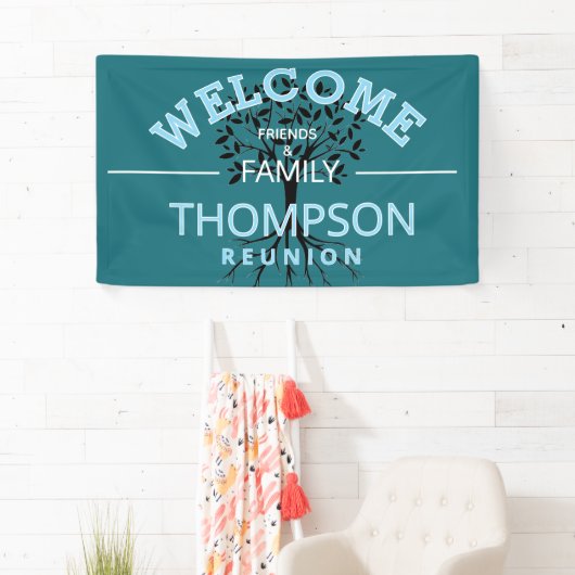 Welkom! Uitnodiging Familie reünie banner (Insitu)