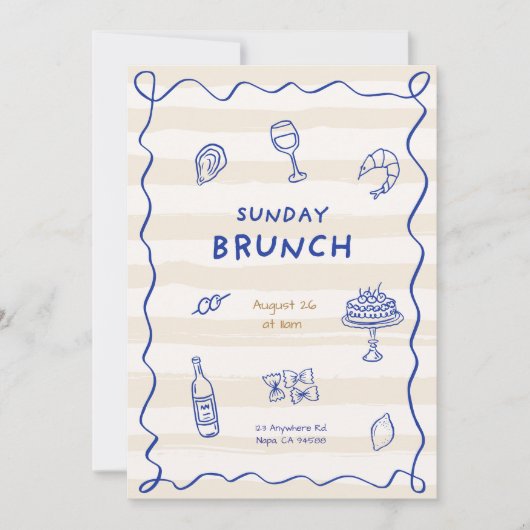 Welkom uw gasten in stijl kaart (Voorkant)