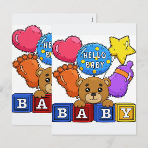Welkom Uw Nieuwe Baby 2026 Feestdagenkaart