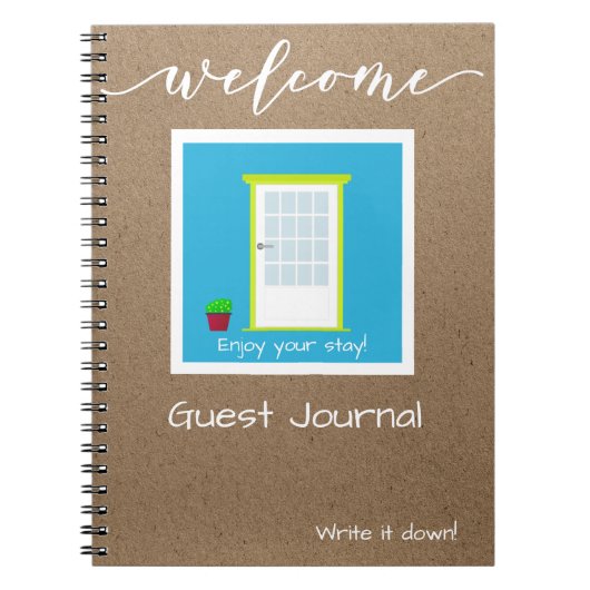 Welkom Vacature Home Guest Book Journal Notitieboek (Voorkant)