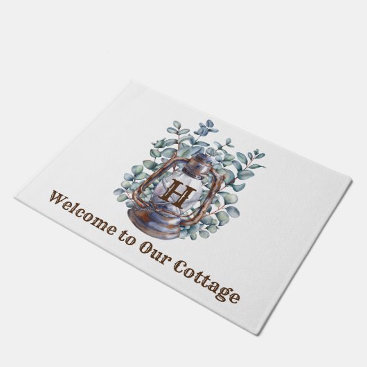 Welkom van deur Mat bij onze kast (Schuin)