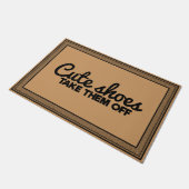 Welkom van klepjes voor komforen Neem kokokokoskle Deurmat (Schuin)