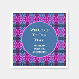 Welkom van werknemers Bright Kaleidoscope Business Servet