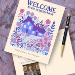 Welkom Vastgoed Marketing Boerderij Bloemen Briefkaart<br><div class="desc">Pas dit onroerend goed marketing briefkaart met uw eigen tekst op de voor- en achterkant, en voeg uw foto ook! Klik op "Personaliseren" hierboven om de tekst te bewerken. Klik vervolgens op "Bewerken met behulp van ontwerpgereedschap" om de lettertypen, kleuren en plaatsingen aan te passen. Check mijn winkel voor meer...</div>