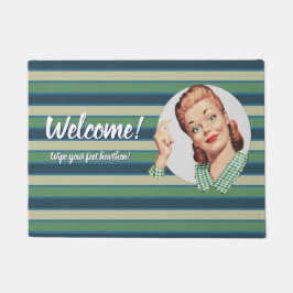 Welkom! Veeg je voeten heiden af! Deurmat